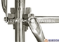 Stable Pin Lock Scaffolding System Vertical Diagonal Brace 2.0m Height Dia 48.3mm
