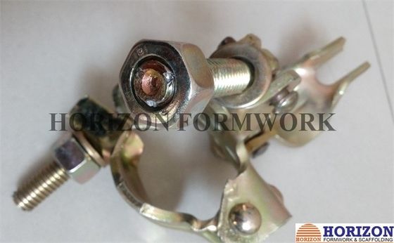 Scaffalatura elettrica galvanizzata doppio accoppiatore EN74 per tubi di diametro 48,3x48,3 mm