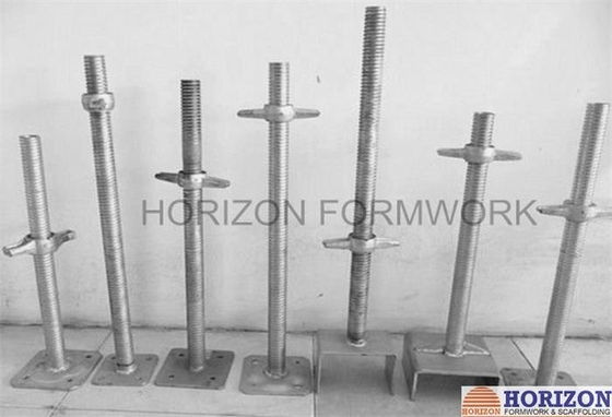 Base e U-Head di 38 mm per regolare l'altezza dell'impalcatura