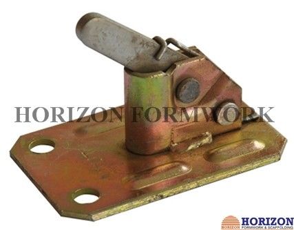Clampe per la formazione rapida di calcestruzzo con molla per la tensione della barra di legame del filo