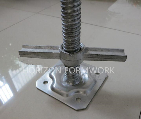 Bs1139 Scaffolding Screw regolabile OEM U Head Jack Base per sistema ringlock