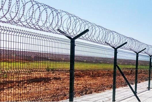 Galvanizzato Concertina Razor Wire di sistema di recinzione per aree di alta sicurezza
